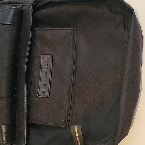 Black Studded Leather Crossbody Bag - Picture 6 of 13